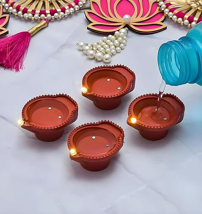 Magical LED Water Sensor Diyas- No Oil, No Flame, Just Water