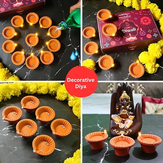 Magical LED Water Sensor Diyas- No Oil, No Flame, Just Water